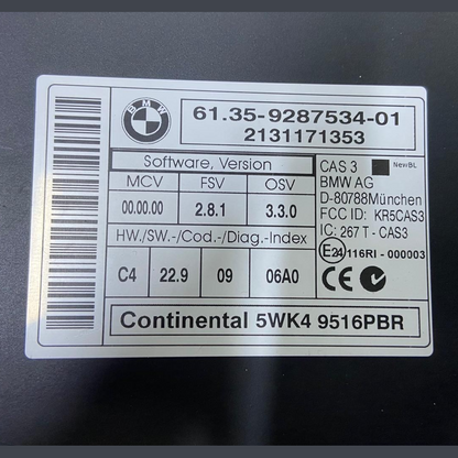 OEM BMW X1 , Z4 E84 E89 N20A ENGINE CONTROL UNIT ECU SET MODULE DME 8610678