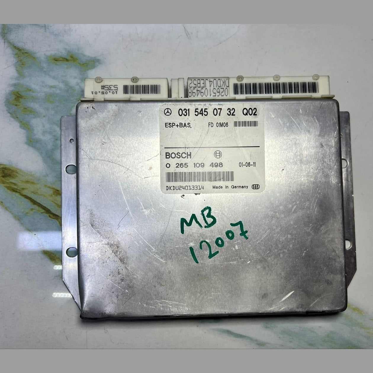 1996-2002 Mercedes-Benz E320 ABS ESP Control Module 0315450732 W210