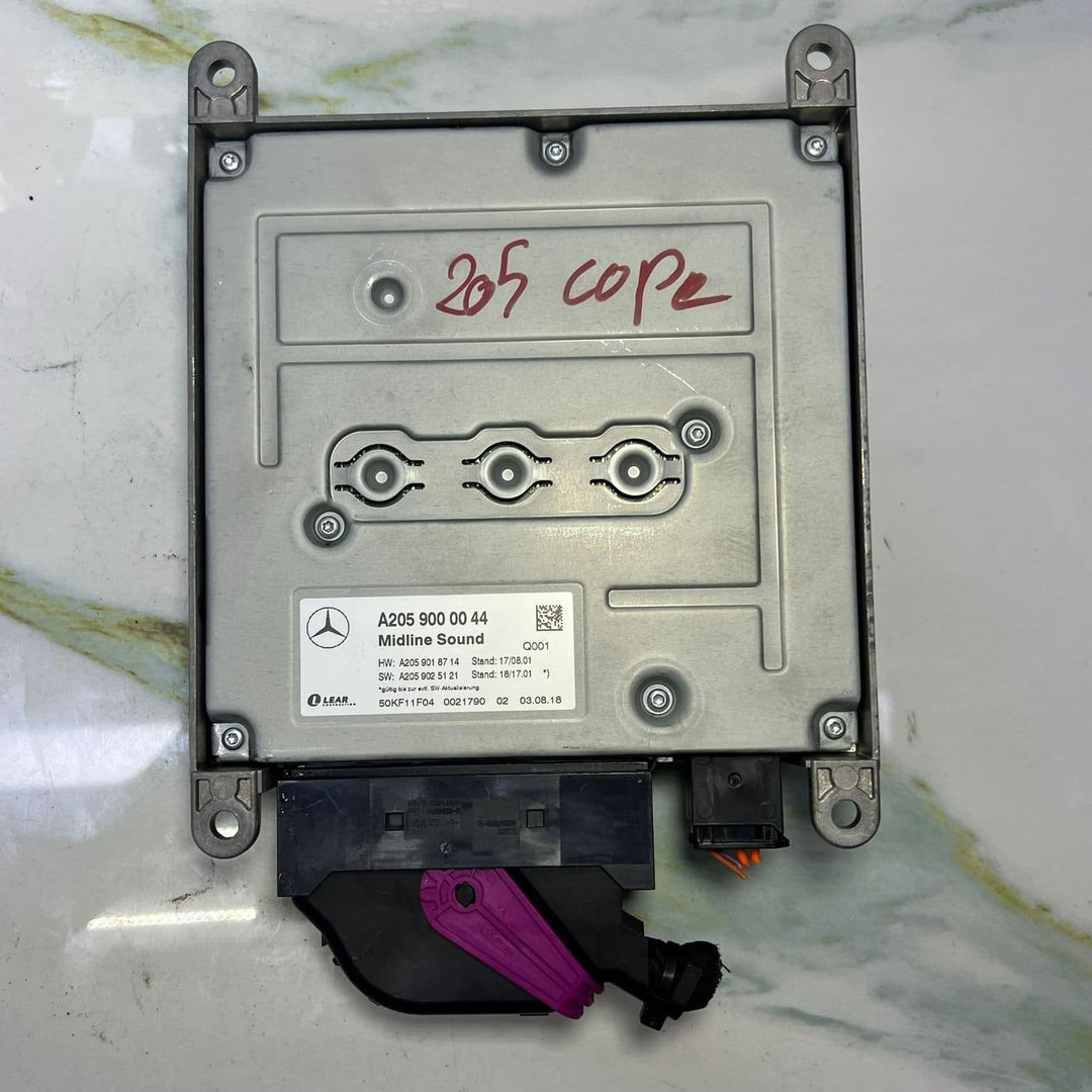 2018-2019 Mercedes-Benz C200 Sound Audio Amplifier A2059000044 C-Class W205