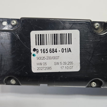 2007-2014 BMW X5 X6 E70 E71 Climate Control Switch Panel 9165684