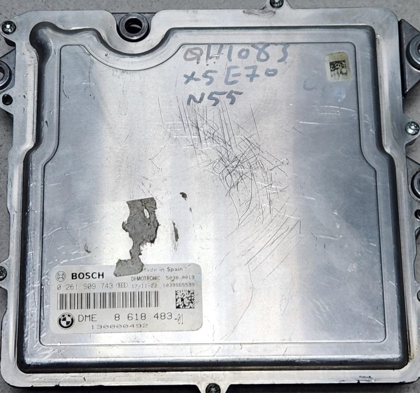 2011-2012 BMW X5 Engine Control Module 8618483 E70 E82 E88 E90 E92 E93 