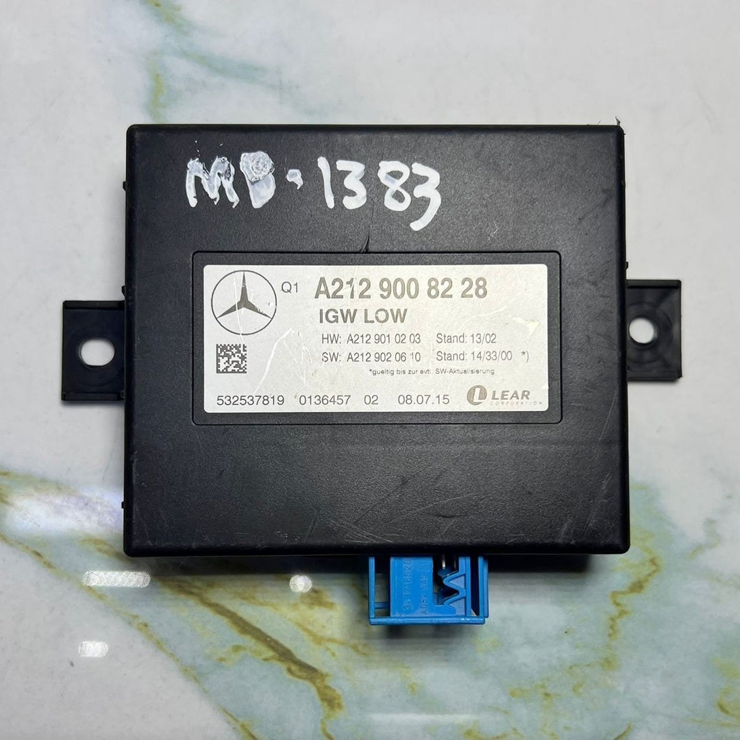 2012-2014 Mercedes CLS63 AMG Chassis Gateway Control Module A2129008228 E-Class 