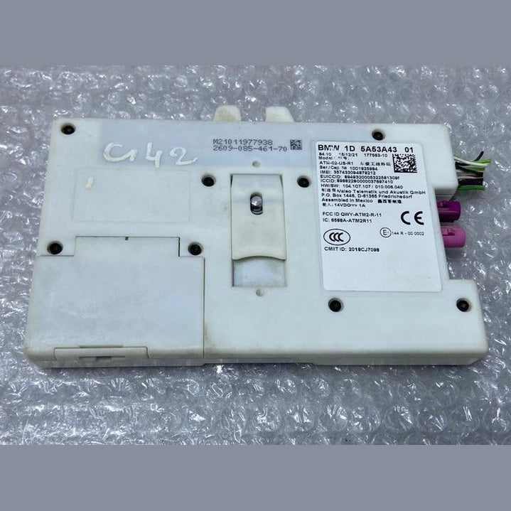 OEM BMW G42 TELEMATICS COMMUNICATION / ANTENNA CONTROL MODULE 1D 5A53A43