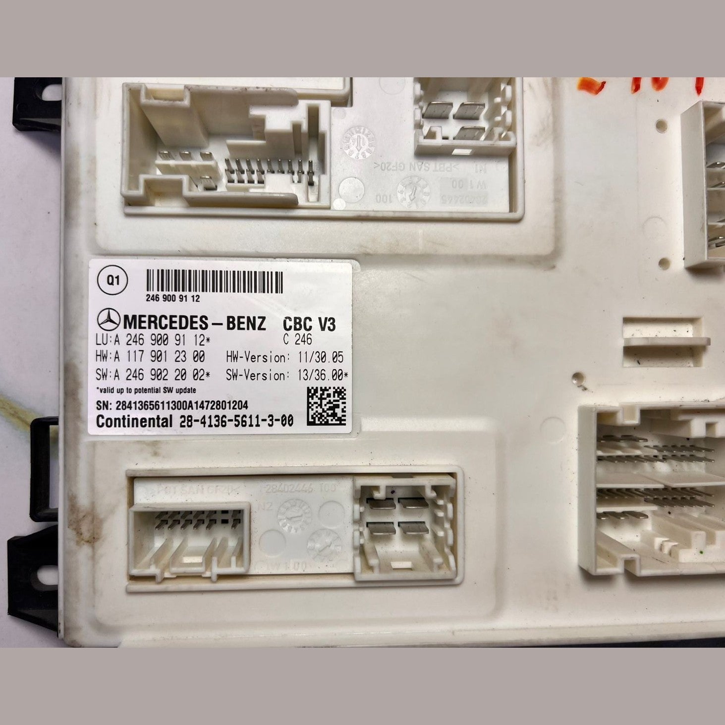 Mercedes-Benz Body Comfort Control Module A 246 9009112 W176 A Class, W246 B Cla