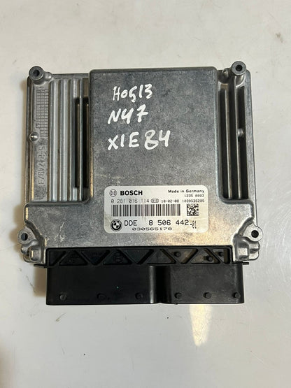 2010-2015 BMW X1 E84 N47 Engine Control Unit ECU SET DDE+ CAS3+ 1KEY 8506442