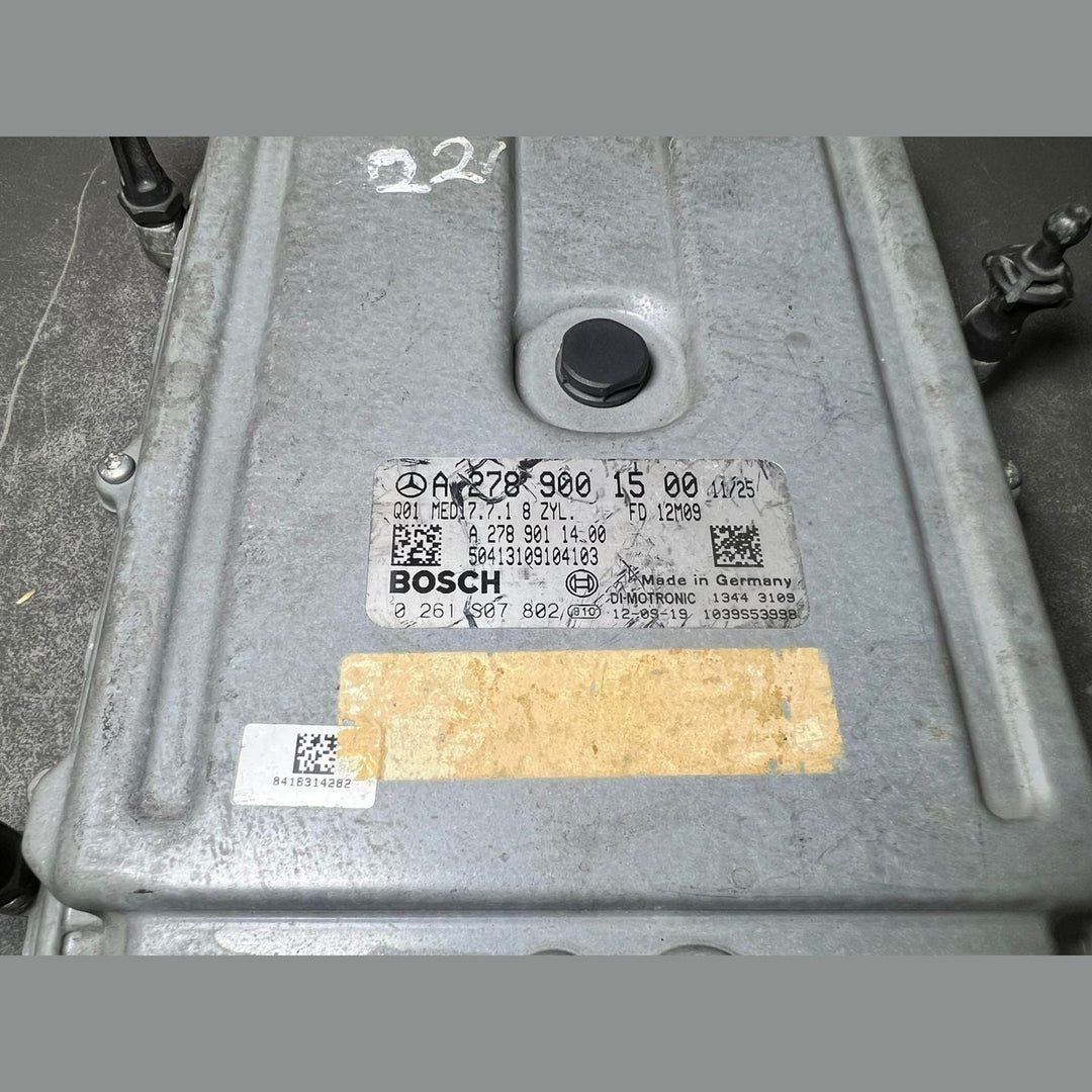 07-13 Mercedes W221 S-Class Engine Control Module Unit ECM ECU A278 9001500 OEM
