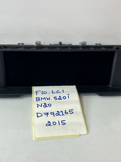 2011-2016 BMW 5' F10 F11 528i 535i M5 Central Information Display Screen 9284974