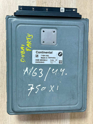 BMW 5 Series F10 550i N63 Engine Control Unit ECU Engine Control Unit 7624032