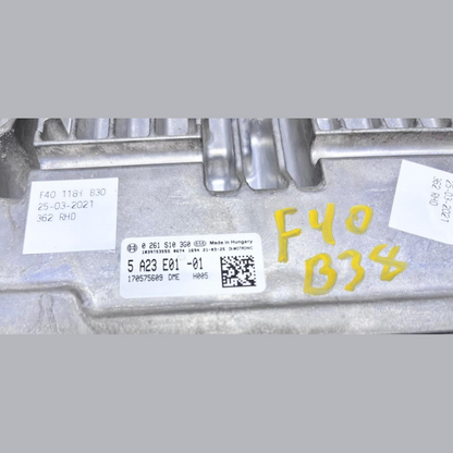 BMW F40 118i B38 25/03/2021 RHD ENGINE CONTROL UNIT ECU ONLY - 5A23E01