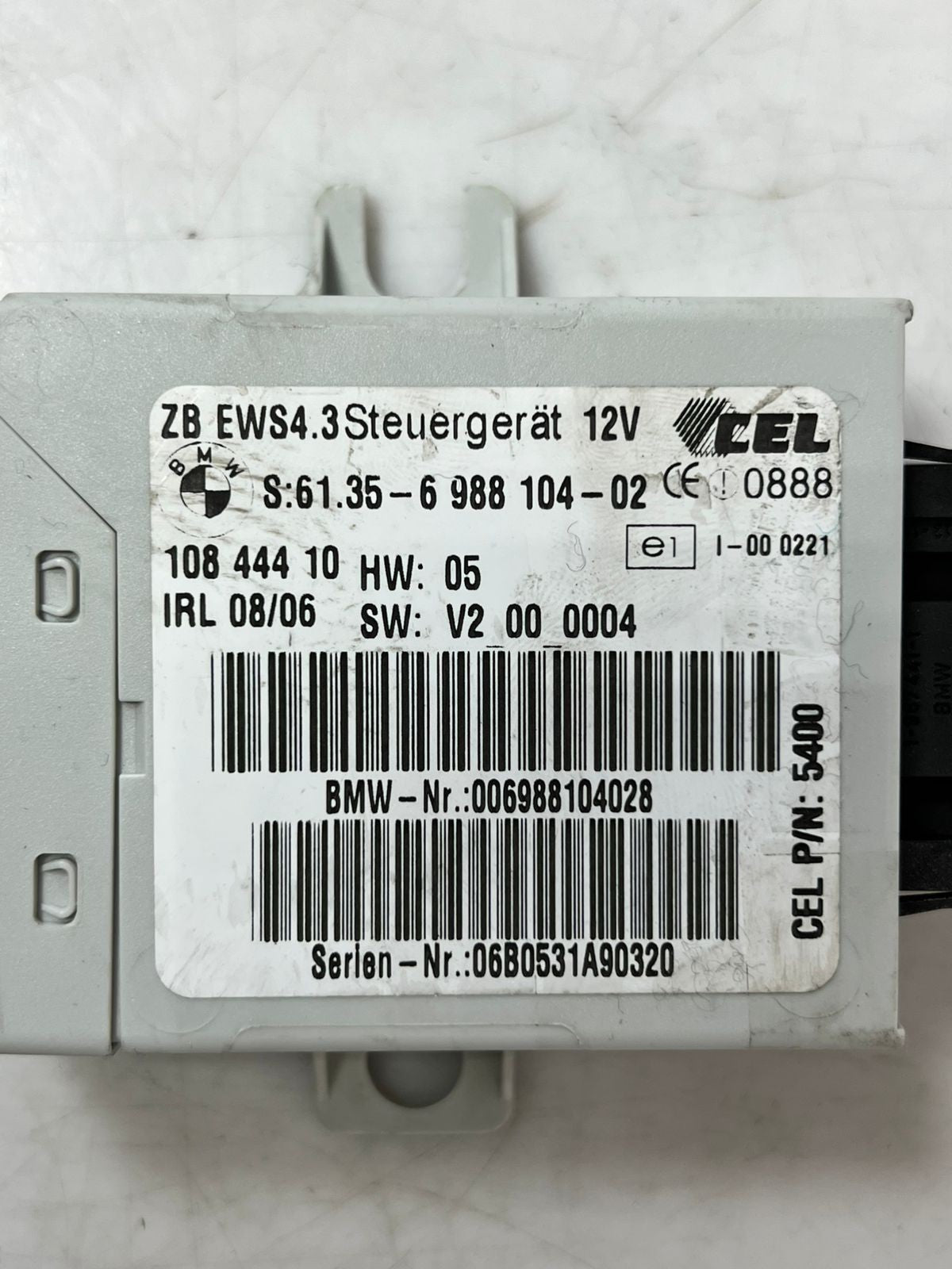 2004-2006 BMW M54 E46 ENGINE CONTROL UNIT ECU COMPLETE SET 7561382 OEM