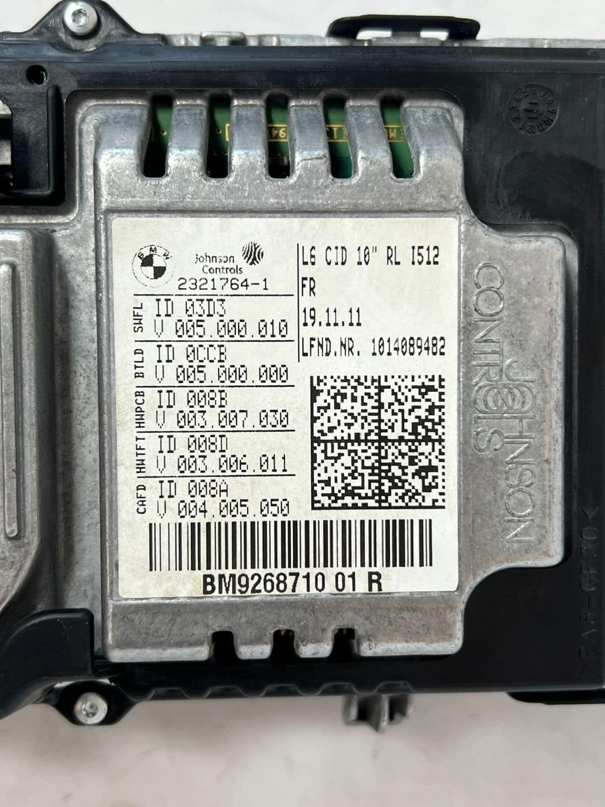 BMW 7' F01 F02 F03 10.25 inch Central Information Display Monitor 9268710 OEM