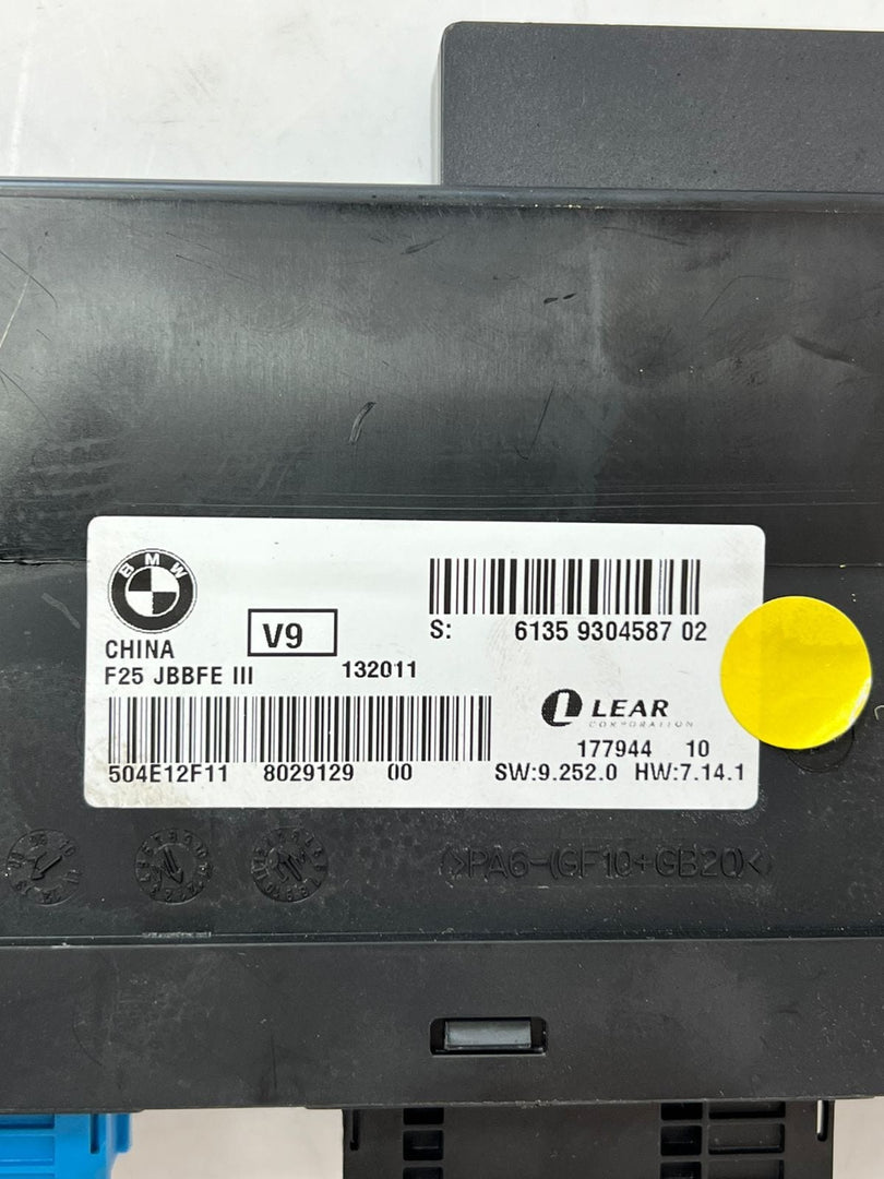 2011-2017 BMW X3 F25 JBBFE III V9 Body Control Module BCM 9304587 OEM