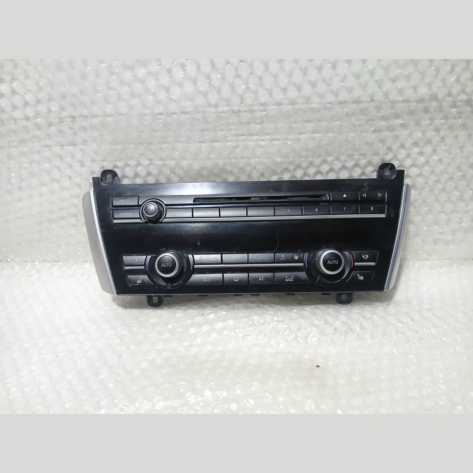 BMW F07 GT AC CONTROL PANEL CLIMATE CONTROL PANEL CERAMIC 9306196