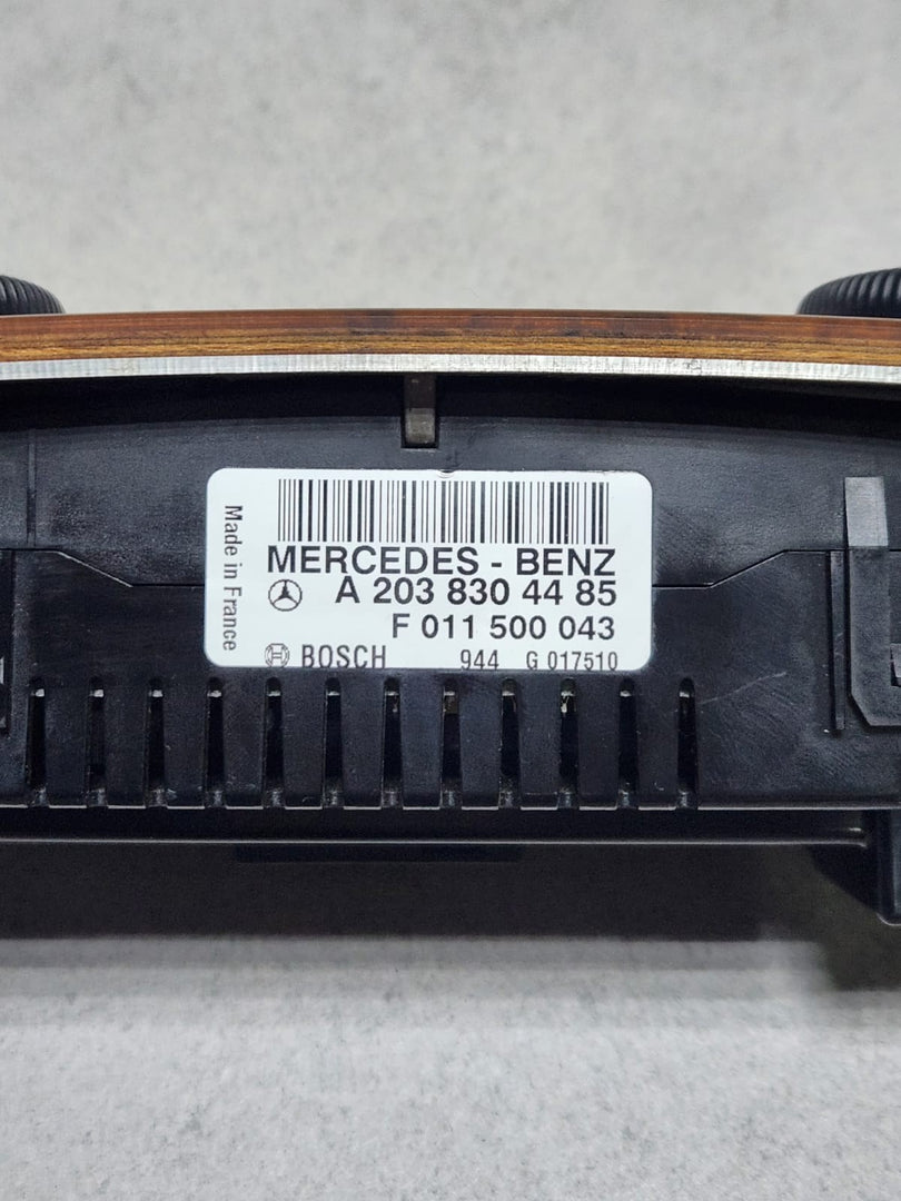 2006-2009 Mercedes-Benz CLK350 Climate Control Panel A2038304485