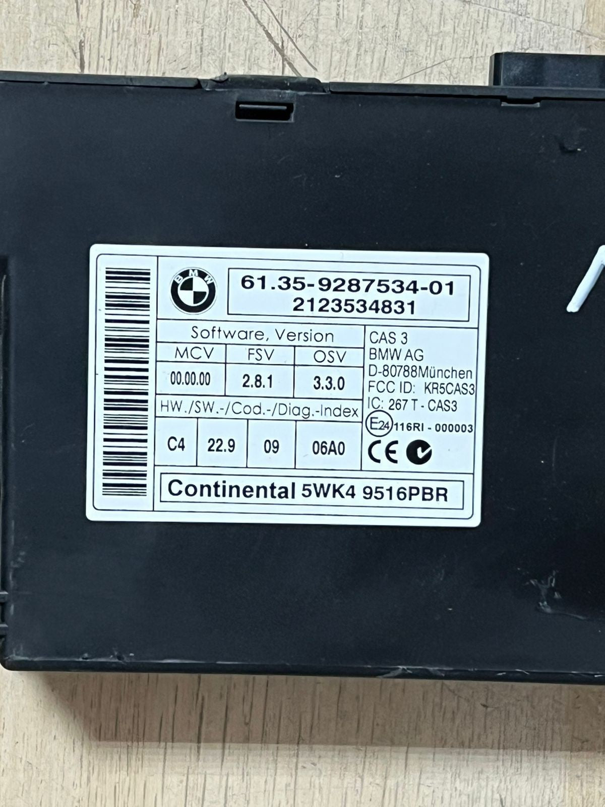 2012 BMW X1 E84 N20 Engine Control Unit ECU set +  cas3 + 2keys - 8603576