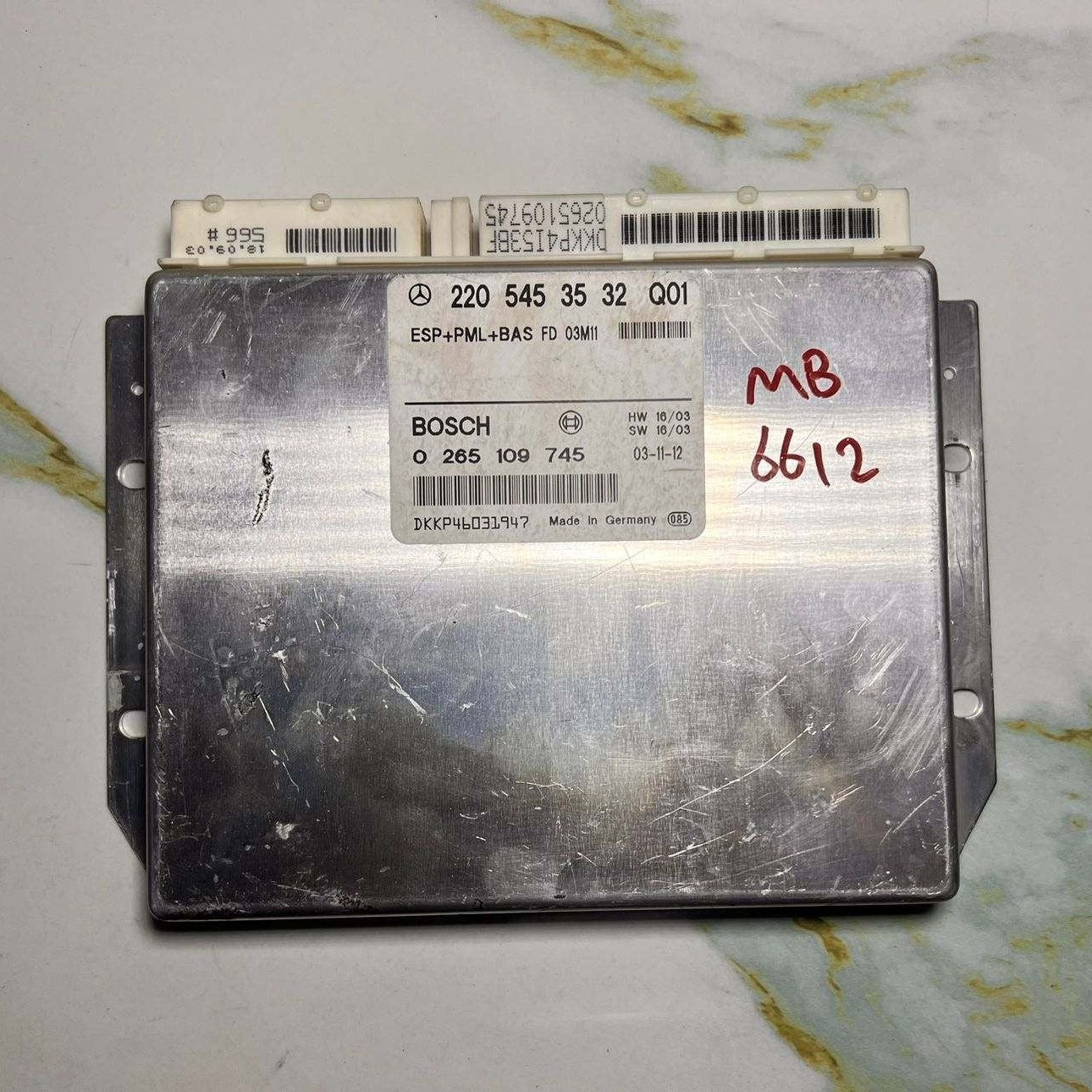 1998-1999 Mercedes-Benz S420 Control Unit A 220 545 35 32