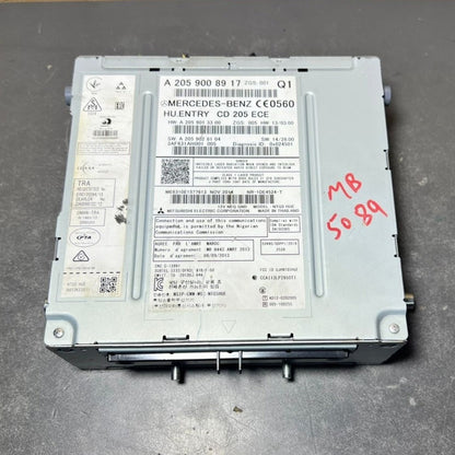 14–18 Mercedes W205 C-Class Radio Audio Head Unit CD Player A205 9008917 OEM