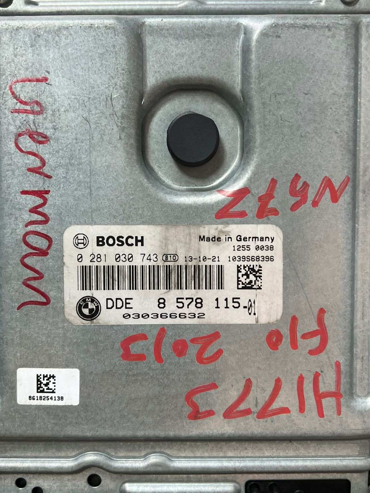 2013 BMW F10 F11 535d F13 640d N57Z 313HP ECU Engine control unit DDE 8578115