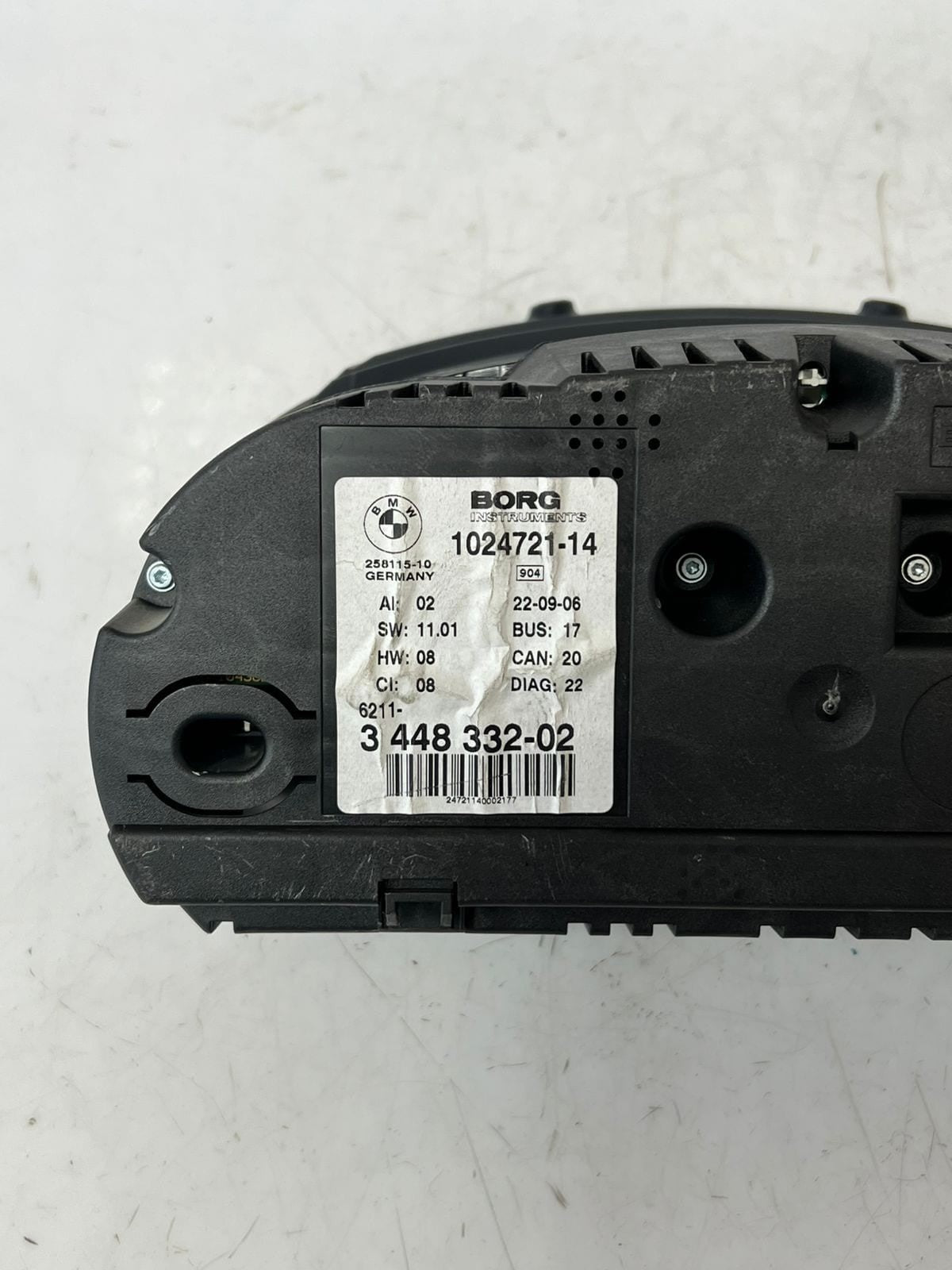 2004-2010 BMW X3 E83 SPEEDOMETER Instrument Cluster 1024721 3448442 OEM