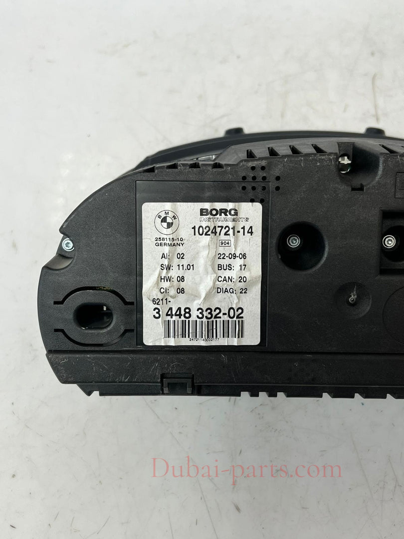 2004-2010 BMW X3 E83 SPEEDOMETER Instrument Cluster 1024721 3448442 OEM