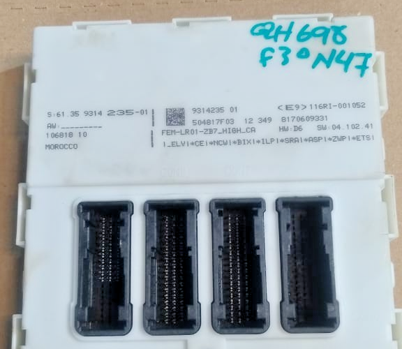 OEM BMW 320d N47N F30 2012 -2017  ENGINE CONTROL UNIT DDE ECU KIT +KEY - 8573259