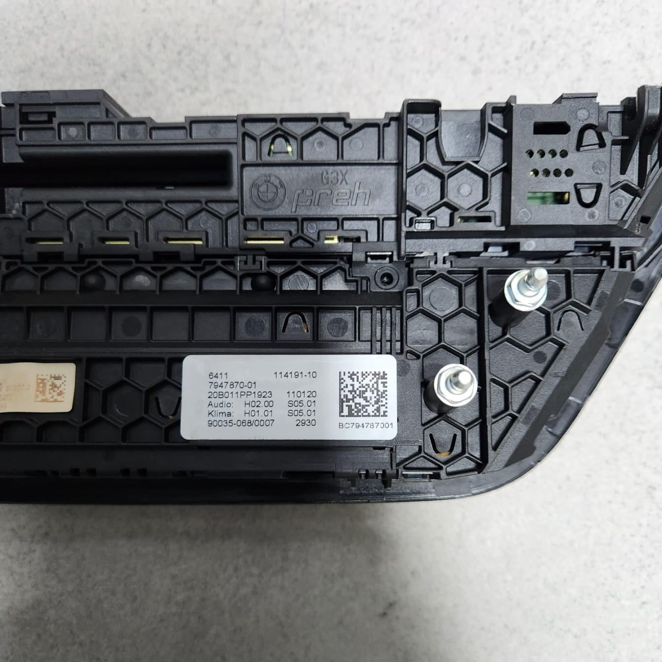 2017-2023 BMW 540i Climate Control Unit 7947870 540i 550i G30 G31