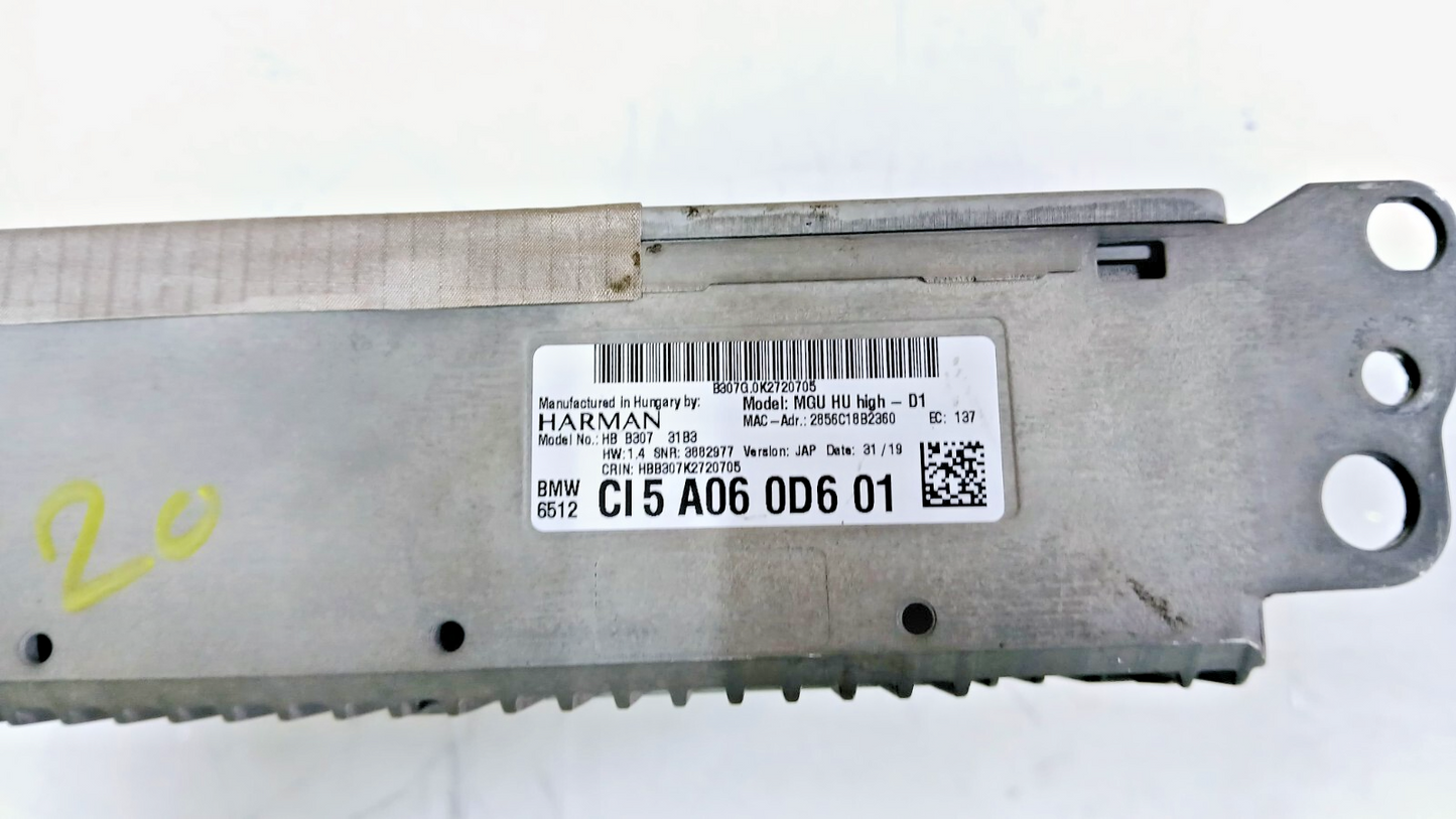BMW G20 G21 Head Unit Navi Sat Bluetooth Radio Stereo Harman ECU Module 5A060D6