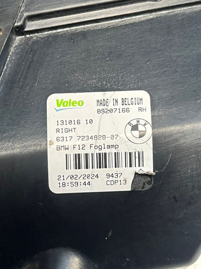 BMW F12 Front Right LED Fog Light 7234928 OEM
