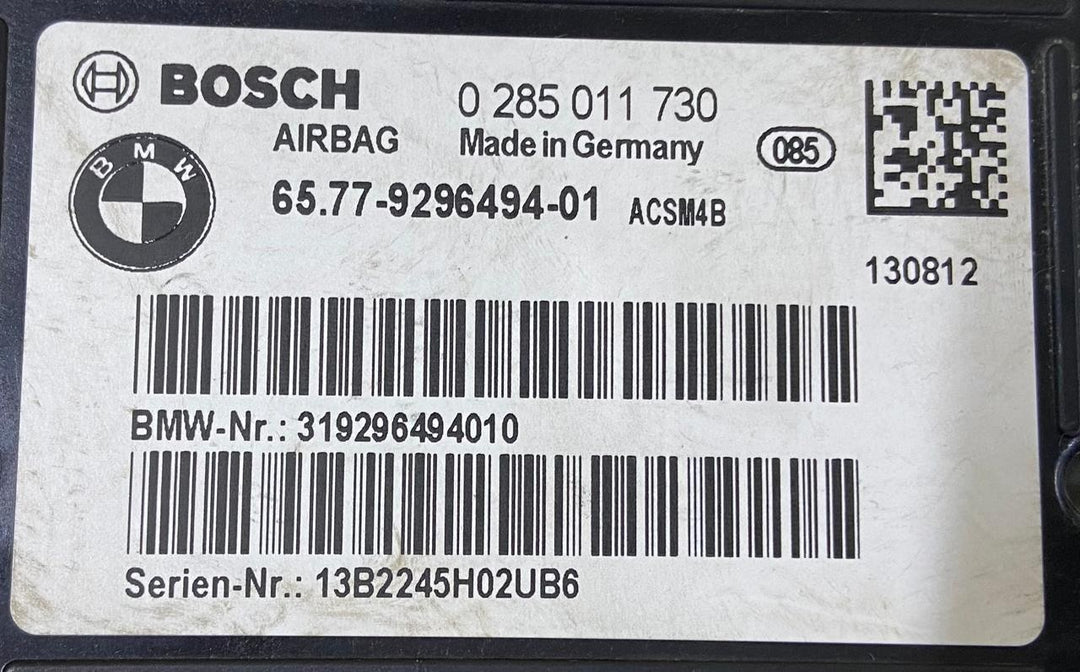 OEM BMW 1 2 3 4 SERIES F20 F22 F30 F32 F34 SRS MODULE CONTROL UNIT 9348726