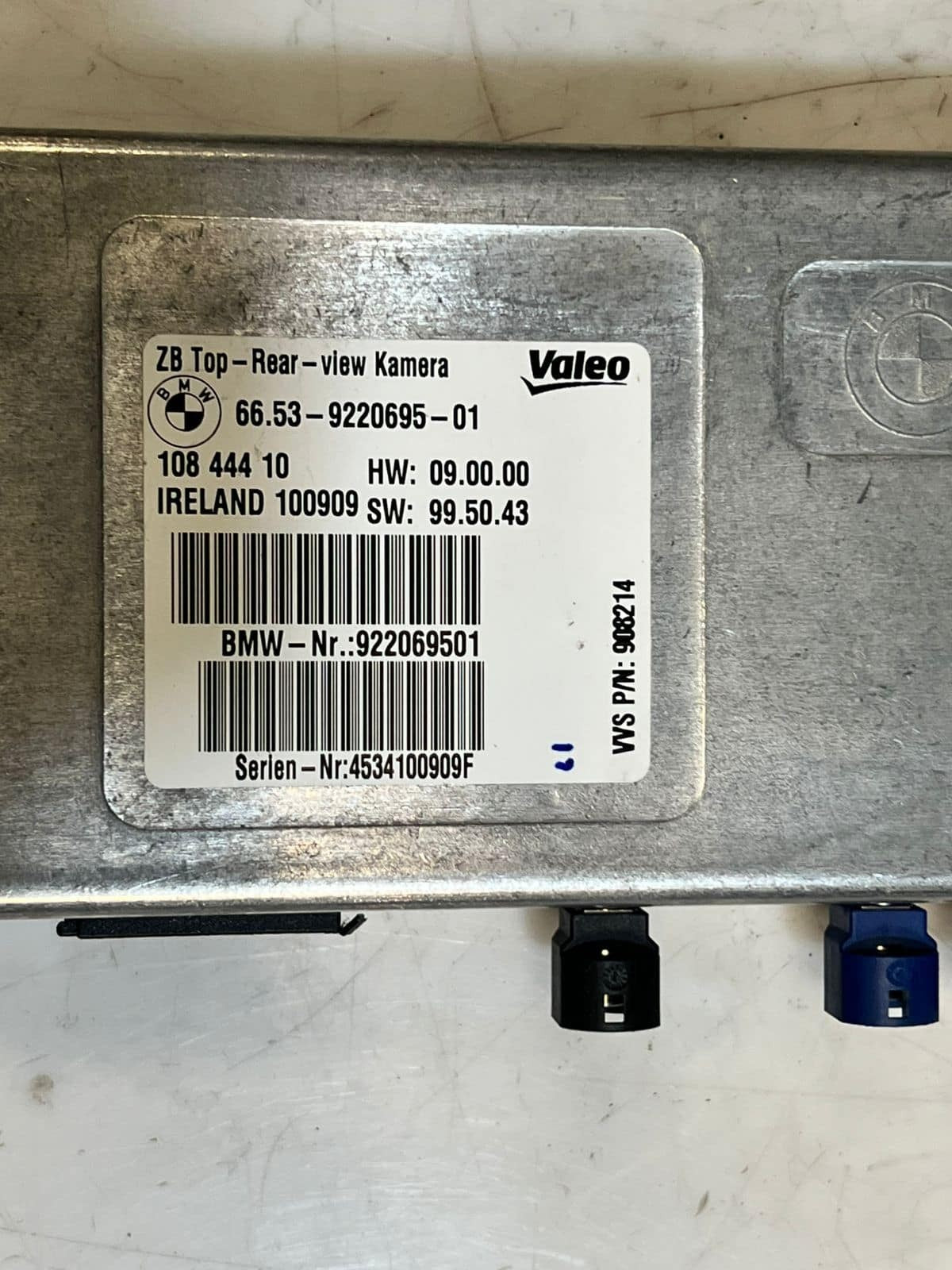 2009-2013 BMW X5 E70 X6 E71 Rear View Camera Control Module 9220695 OEM
