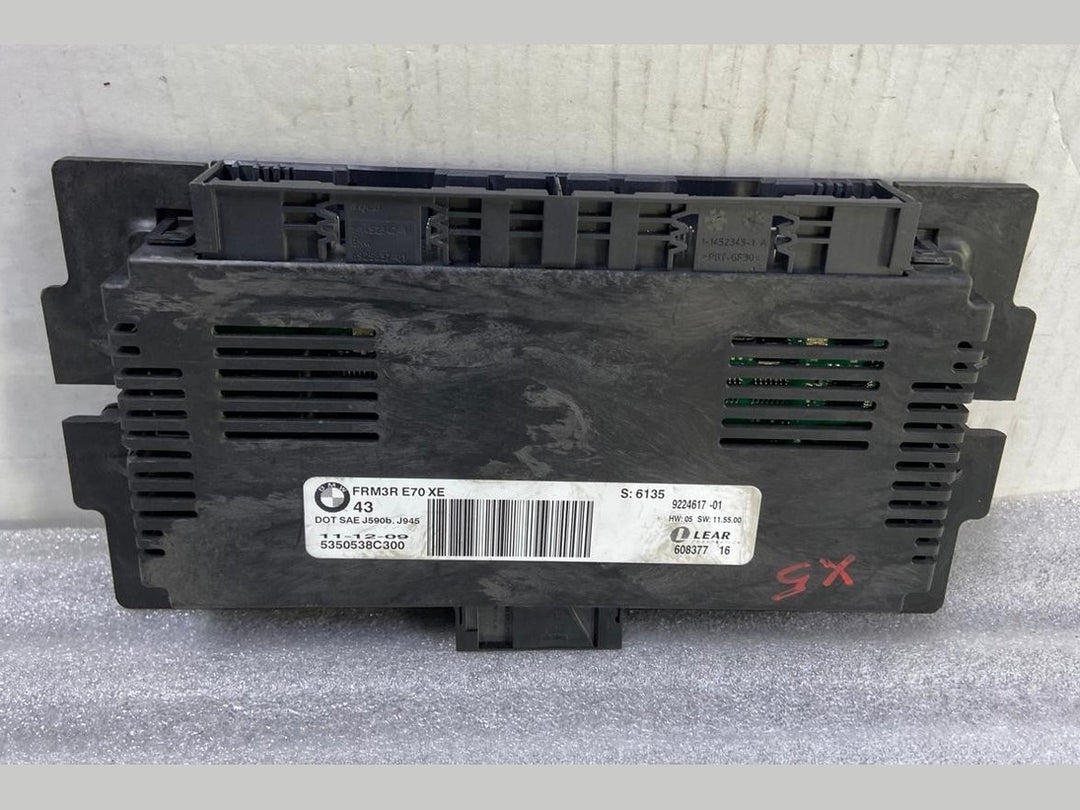 OEM BMW X5 E70 FRM LCM Footwell Lighting Control Module 9224617