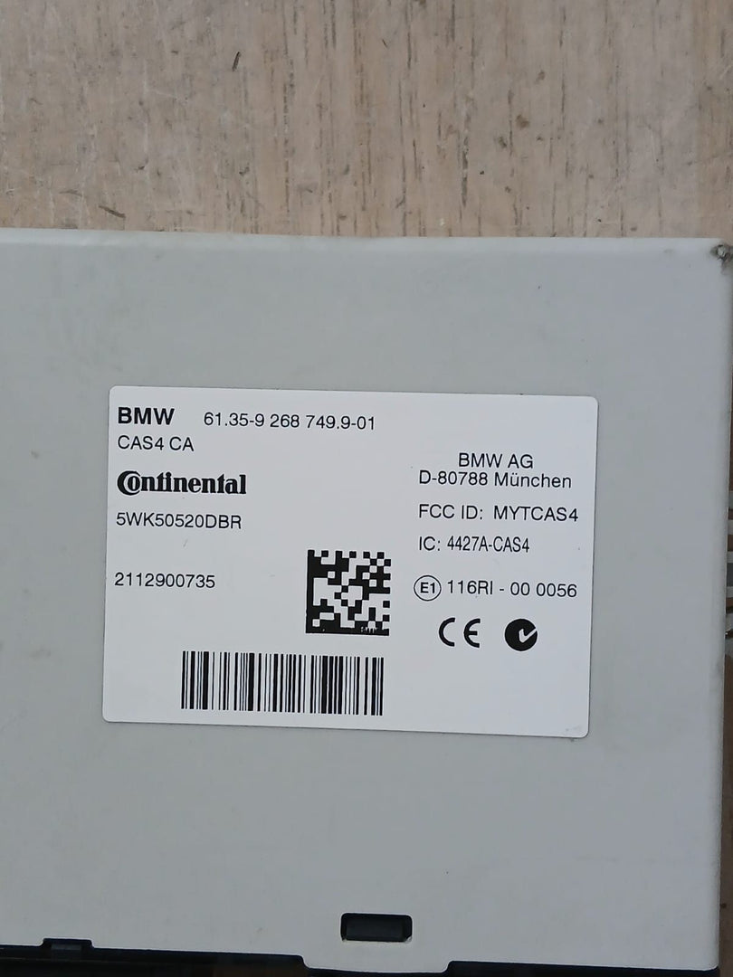 2011 BMW 528i F10 N20 Engine Control Unit SET DME+ CAS4 CA + 1KEY 7635714