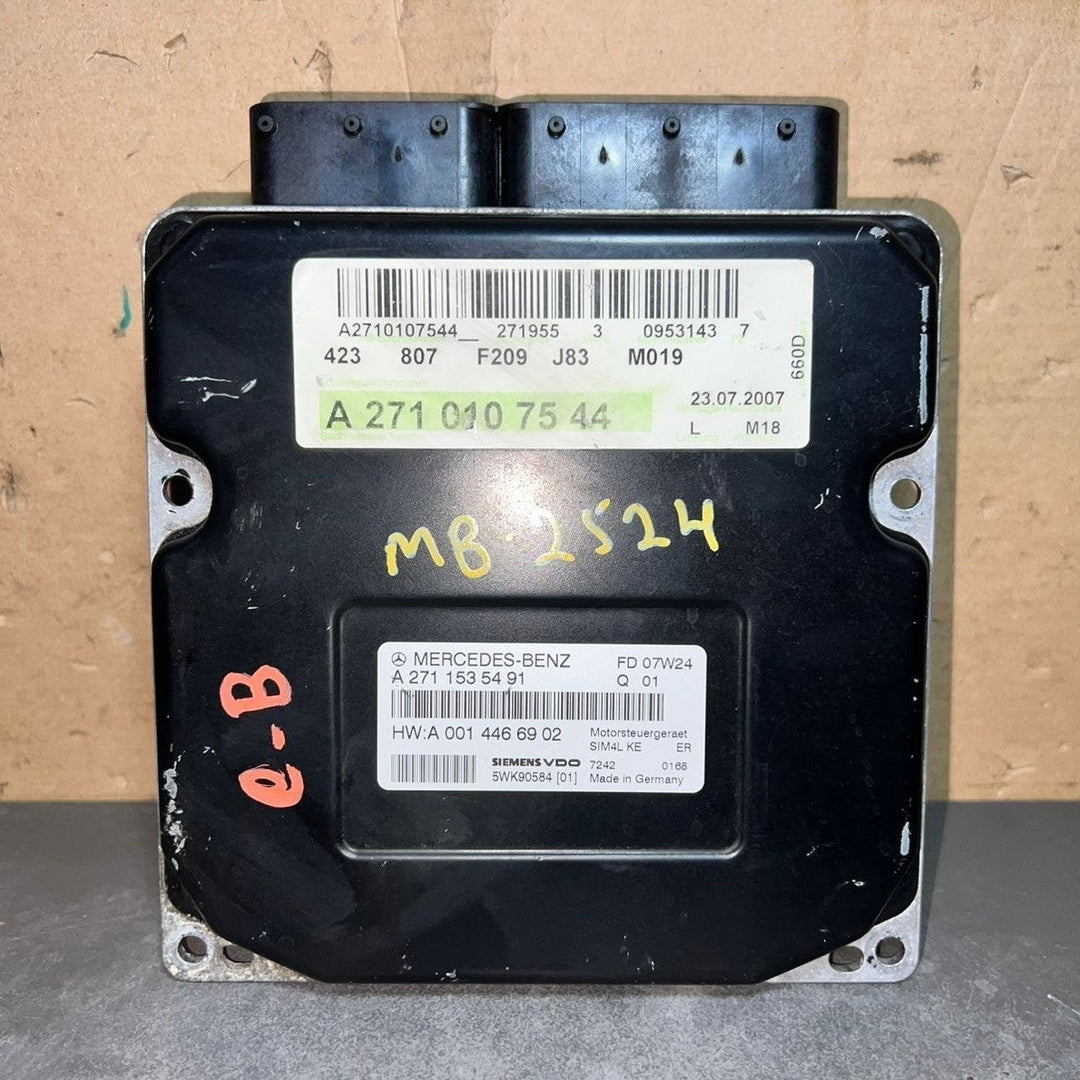 07-09 Mercedes W209 CLK Motorsteuergerät Einheit ECM ECU A271 1535491 OEM