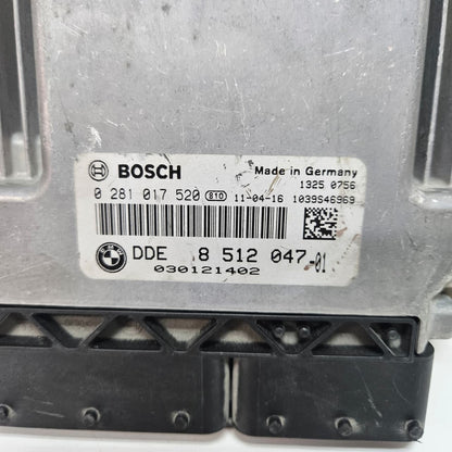 BMW 3 Series E90 320D Engine Control Unit ECU 2.0D Diesel DDE Bosch 8512047