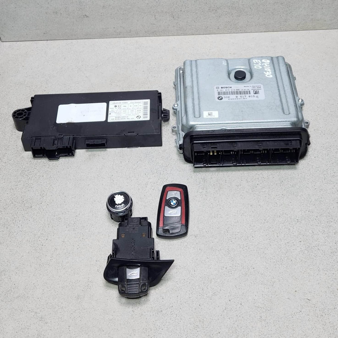 2007-2013 BMW X5 E70 X6 E71 with N57 DDE Engine Control Unit ECU SET 8517015 