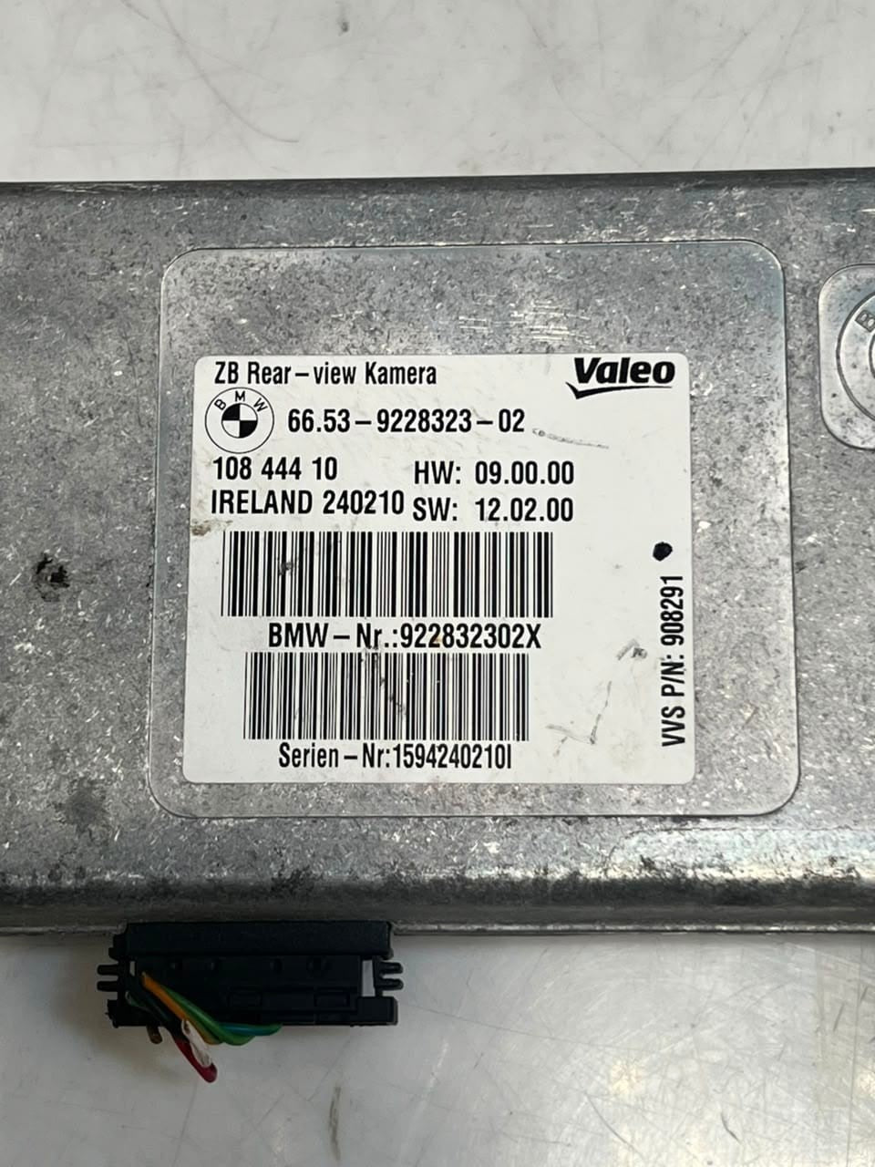 2011-2016 BMW 535i F10 F01 F06 F30 GT Rear View Camera Control Module 9228323