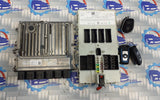 2016 BMW F30 F31 320iX B48  ECU Kit Engine Control DME 8692971 Key FEM Automatic