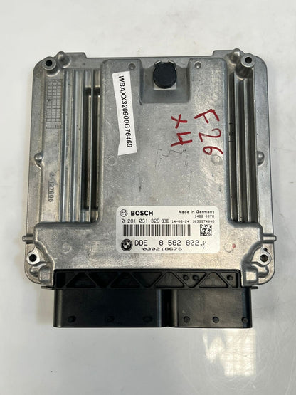 2014 BMW X4 F26 30DX N57N Engine Control Unit ECU SET DDE+CAS4+1KEY 8582802