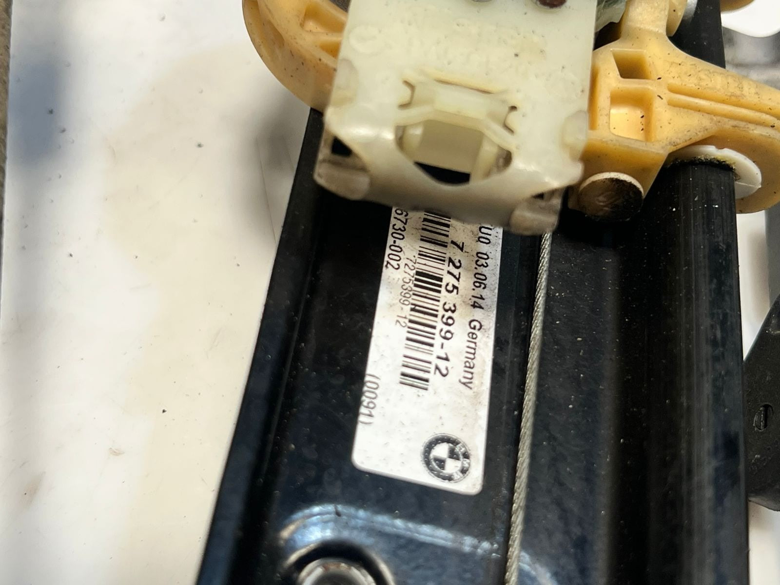 2013-2019 BMW 650i F07 Gran Coupe Rear Left Door Window Regulator Motor 7275399