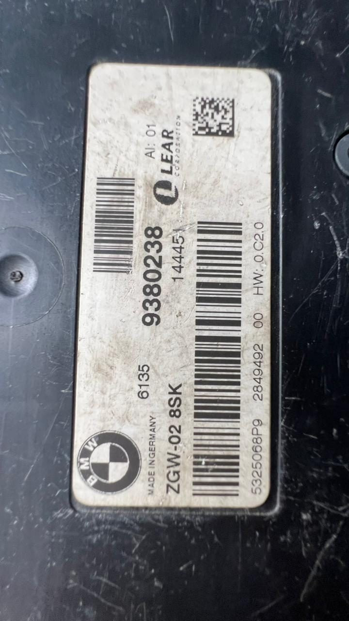 BMW Central Gateway Control Module 9380238 740, 750, 760