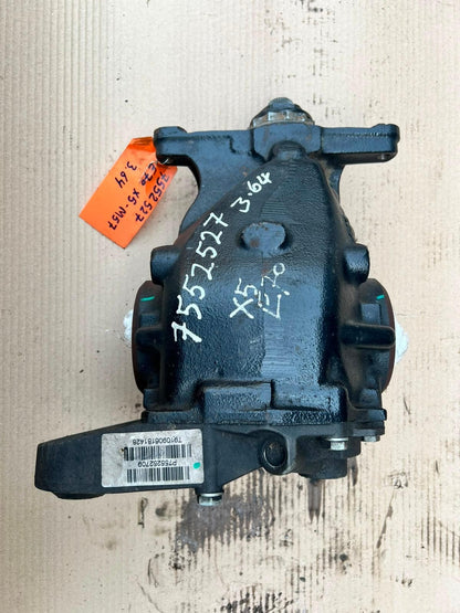 2007 BMW X5 E70 3.0d diesel M57N2 3.64 ratio Rear Differential 7552527 OEM