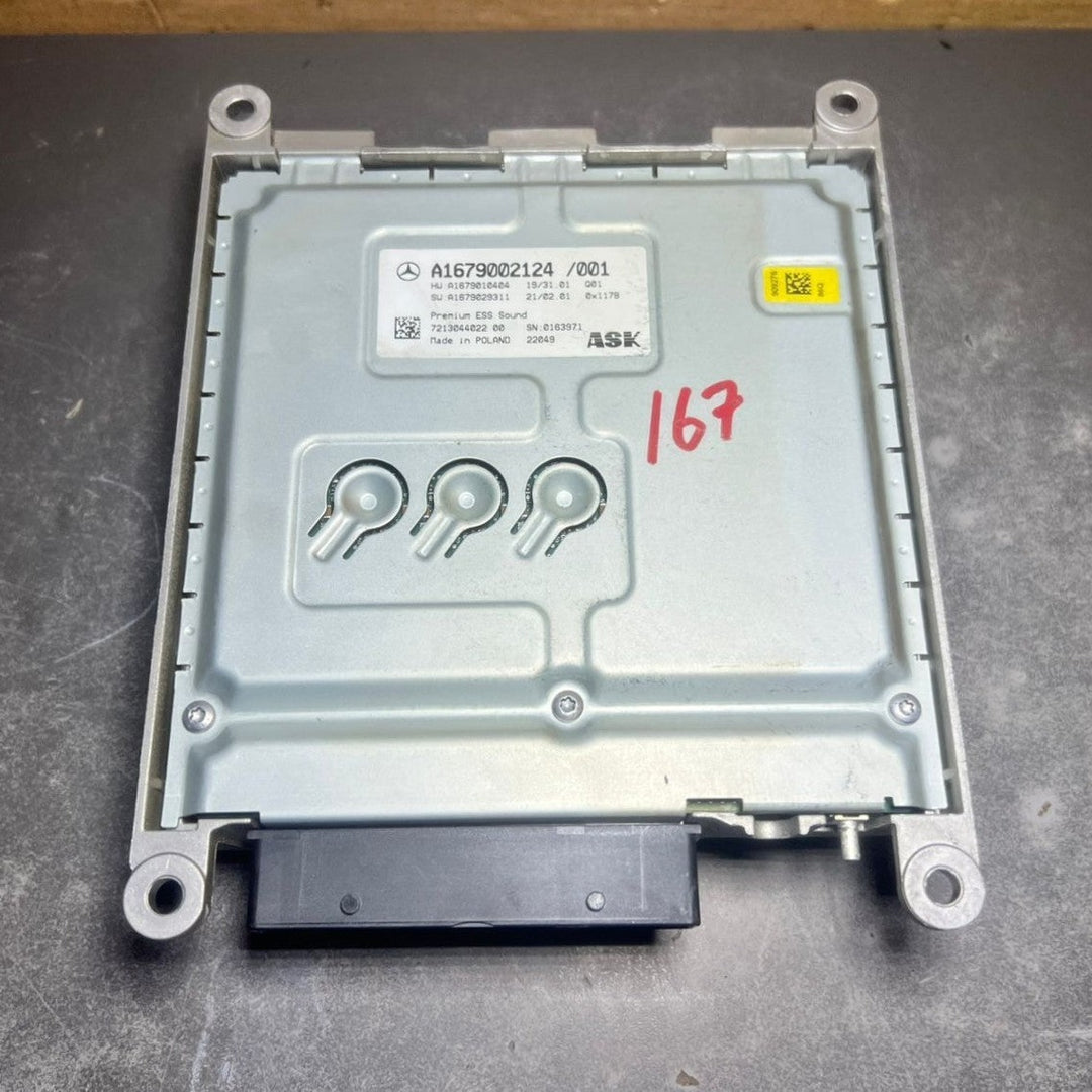 20-22 Mercedes W167 Burmester ASK Sound Amplifier Assembly A167 9002124 OEM
