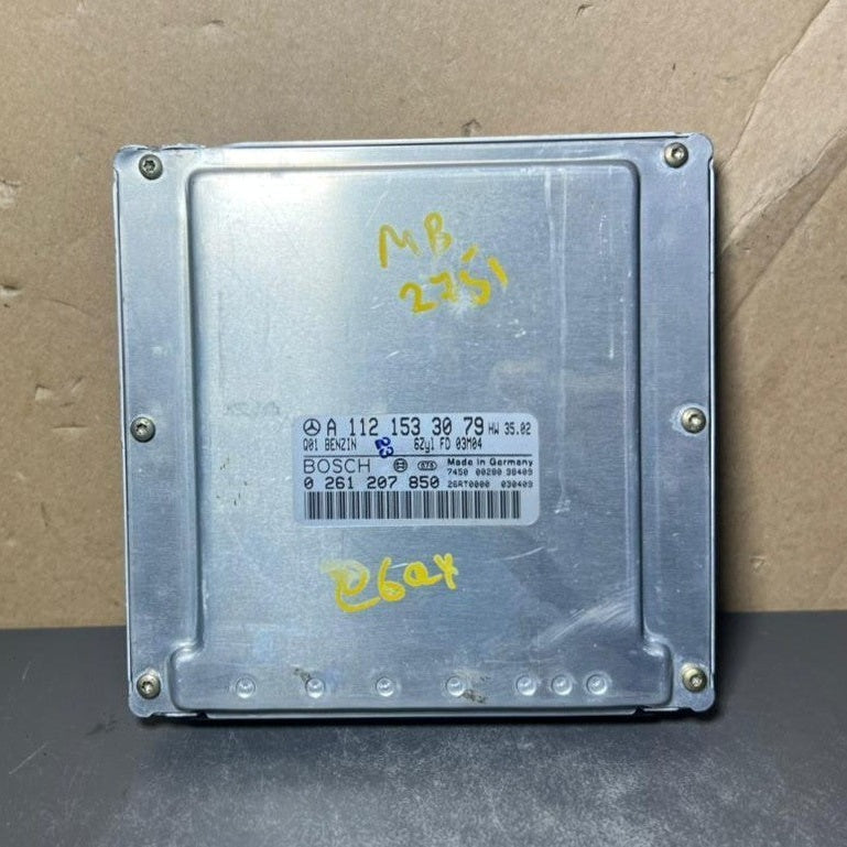 02-09 Mercedes W211 E-Class Engine Control Module Unit ECM ECU A112 1533079 OEM