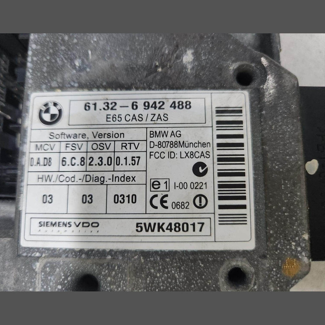 2004 BMW 735i E65 RIGHT HAND DRIVE Engine Control Unit 7540510 ECU SET 