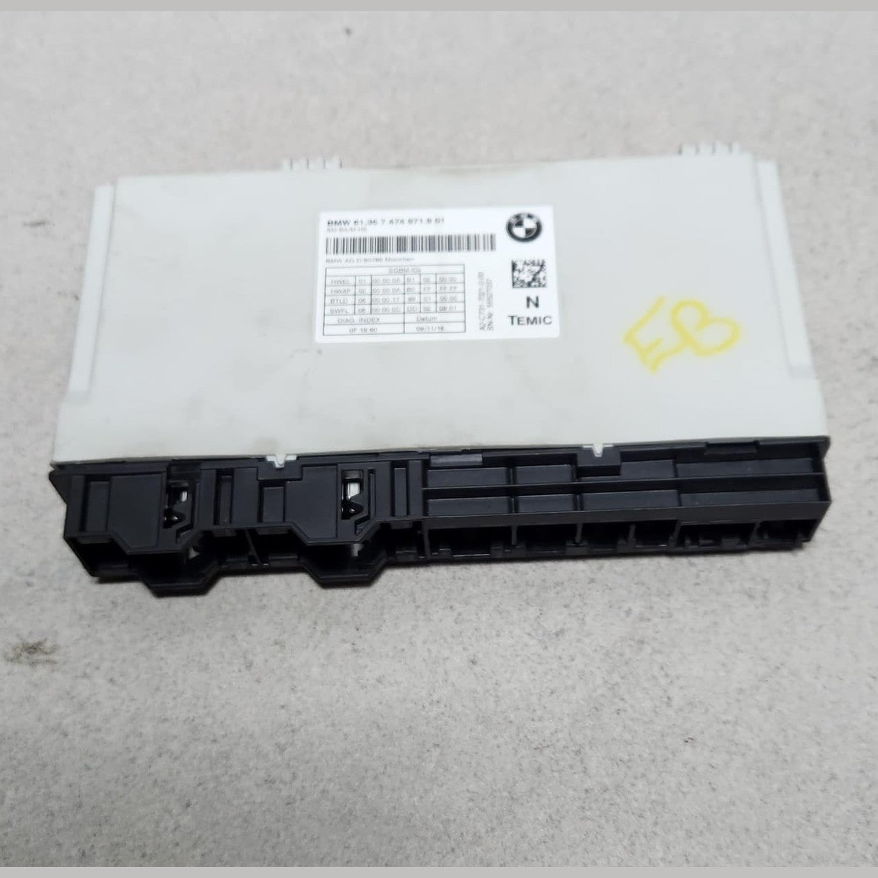 BMW X1 Front Seat Control Module 7474971 F20 F21 F22 F30 F31 F32 F33 7474971 OEM