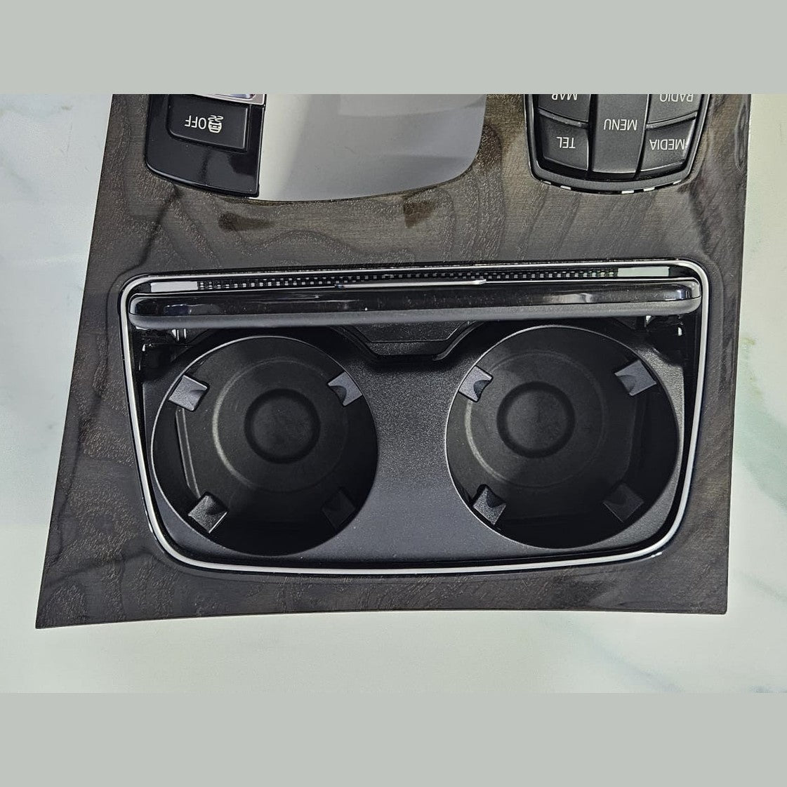 BMW F02 F03 F04 Gear Shifter Trim Plastic Mouse and cup holder 9113863 9320289