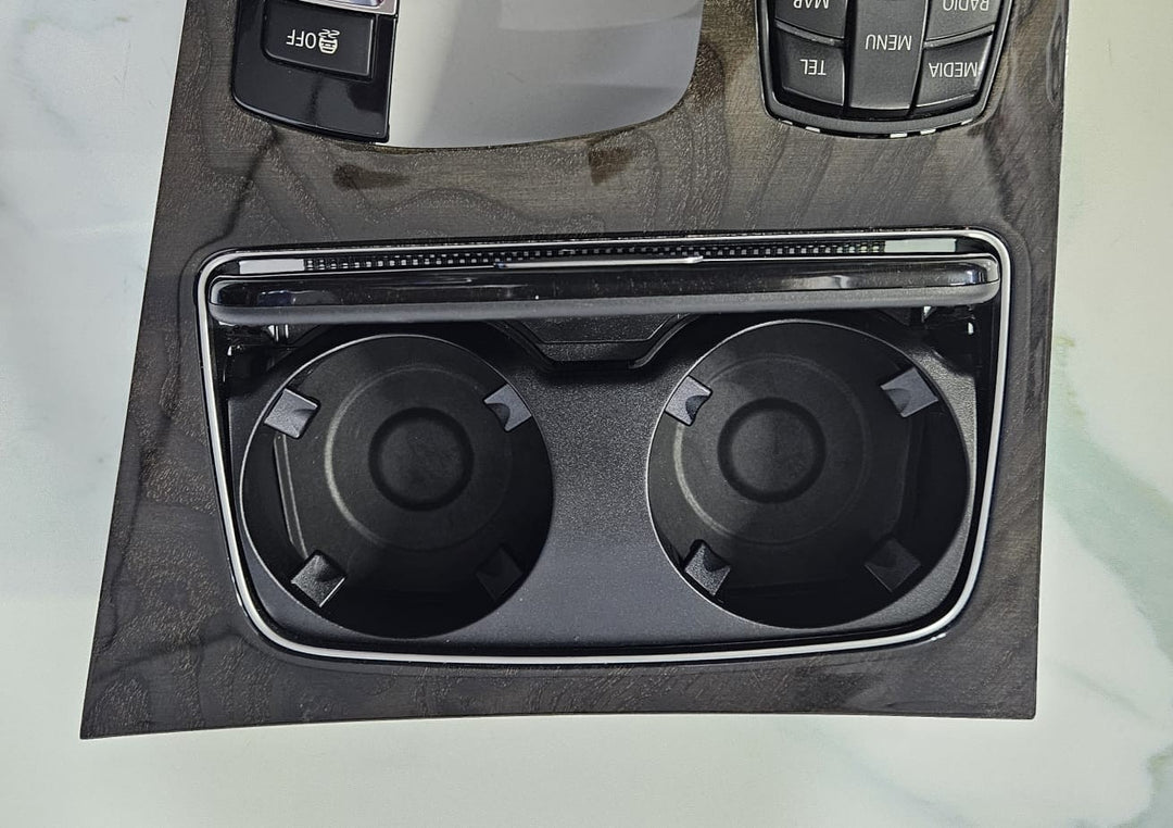 BMW F02 F03 F04 Gear Shifter Trim Plastic Mouse and cup holder 9113863 9320289