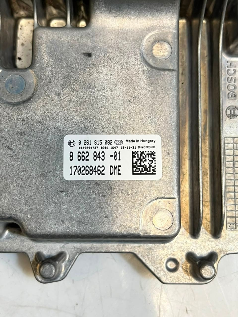 2015 MINI COOPER F55 B38 5DOORS Engine Control Module ECU SET DME 8662843 RHD