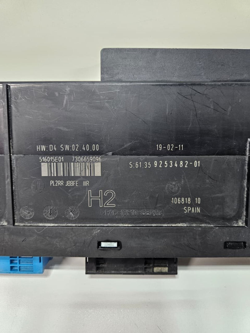BMW E87 Junction Box ECU Body Control Module Unit H2 PL2RR JBBFE 9253482 OEM