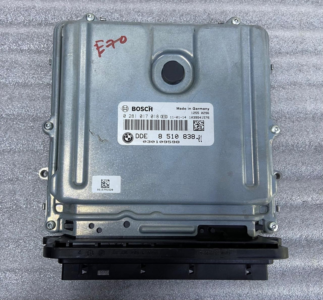 OEM BMW X5 E70 Engine Control Unit ECU SET 8510838 Diesel BOSCH
